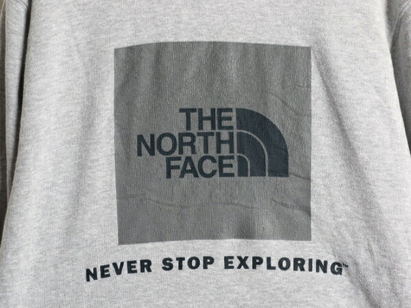 US企画 ノースフェイス 両面 プリント スウェット フード パーカー メンズ M / The North Face プルオーバー トレーナー アウトドア 裏起毛