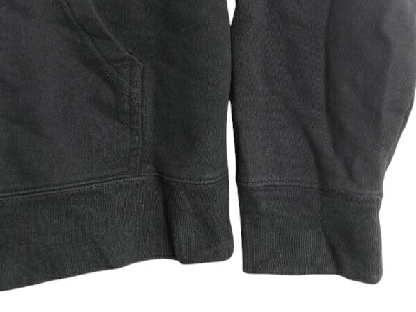 US企画 ノースフェイス プリント スウェット フード パーカー メンズ M / The North Face プルオーバー トレーナー アウトドア 裏起毛 黒