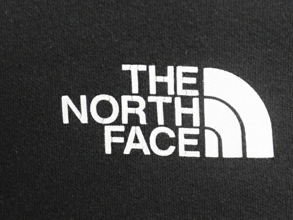 ノースフェイス プリント スウェット フード パーカー メンズ L The North Face トレーナー 袖プリント プルオーバー アウトドア ブラック