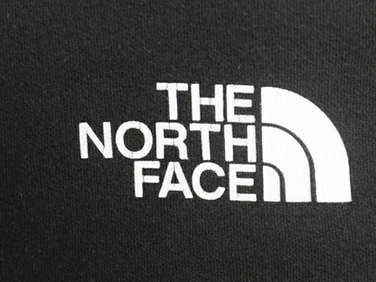 ノースフェイス プリント スウェット フード パーカー メンズ L The North Face トレーナー 袖プリント プルオーバー アウトドア ブラック
