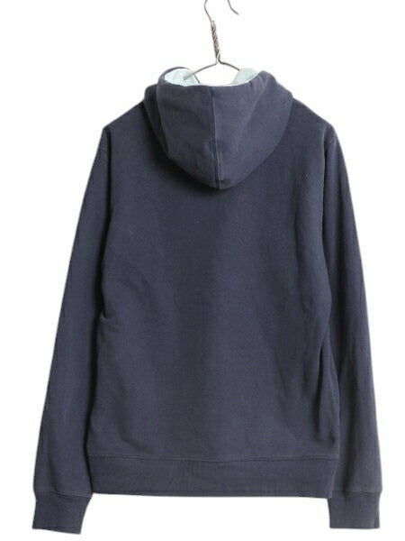 US企画 ノースフェイス プリント スウェット フード パーカー メンズ S 古着 The North Face プルオーバー トレーナー アウトドア ツートン