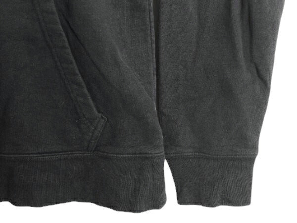 US企画 ノースフェイス プリント スウェット フード パーカー メンズ S / The North Face プルオーバー トレーナー アウトドア 裏起毛 黒