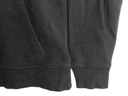 US企画 ノースフェイス プリント スウェット フード パーカー メンズ S / The North Face プルオーバー トレーナー アウトドア 裏起毛 黒