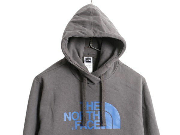 US企画 ノースフェイス プリント スウェット フード パーカー メンズ S 古着 The North Face プルオーバー トレーナー アウトドア 裏起毛