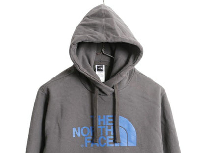 US企画 ノースフェイス プリント スウェット フード パーカー メンズ S 古着 The North Face プルオーバー トレーナー アウトドア 裏起毛
