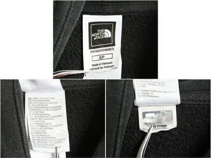 US企画 ノースフェイス プリント スウェット フード パーカー メンズ S / The North Face プルオーバー トレーナー アウトドア 裏起毛 黒
