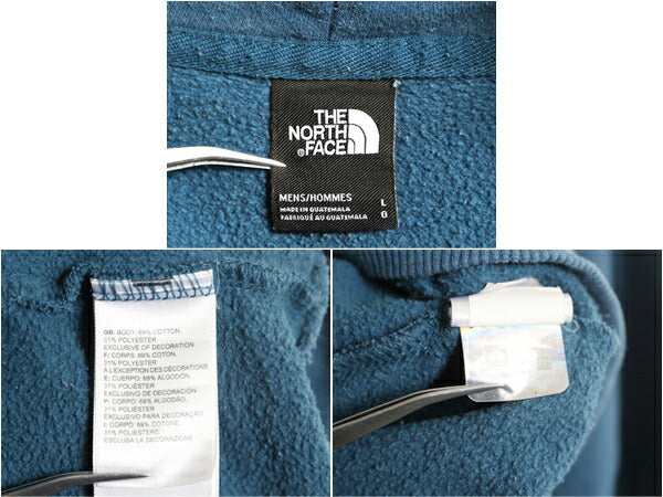 ノースフェイス プリント スウェット フード パーカー メンズ L The North Face プルオーバー 裏起毛 トレーナー アウトドア グラフィック
