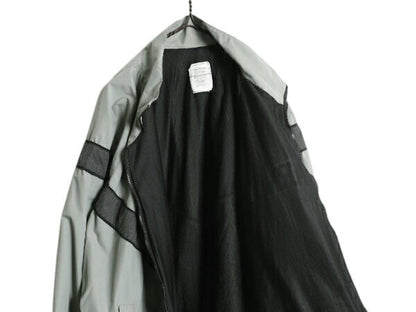 00s 米軍実物 US ARMY ナイロン トレーニング ジャケット LARGE REGULAR / 04年製 オールド 軍物 IPFU ミリタリー ブルゾン ジャンパー 灰