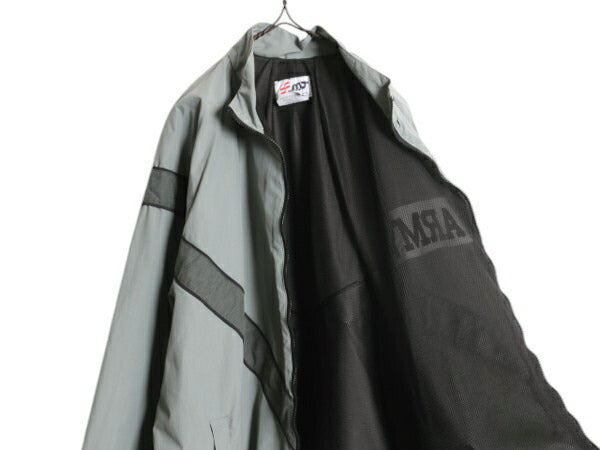 90s 米軍実物 US ARMY ナイロン トレーニング ジャケット XX-LARGE LONG / 古着 99年製 オールド 軍物 PFU ミリタリー ブルゾン ジャンパー