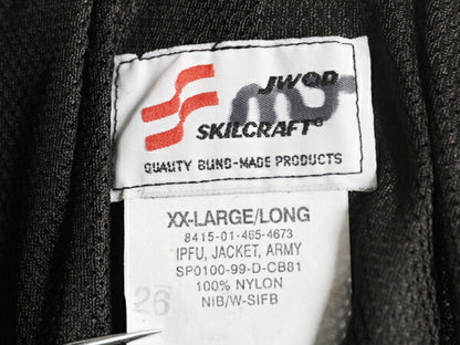 90s 米軍実物 US ARMY ナイロン トレーニング ジャケット XX-LARGE LONG / 古着 99年製 オールド 軍物 PFU ミリタリー ブルゾン ジャンパー