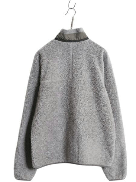 パタゴニア クラシック レトロX ジャケット メンズ L /  古着 Patagonia フルジップ アウトドア パイル フリース ツートン ブルゾン グレー