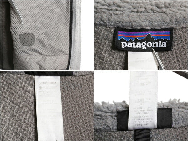 パタゴニア クラシック レトロX ジャケット メンズ L /  古着 Patagonia フルジップ アウトドア パイル フリース ツートン ブルゾン グレー