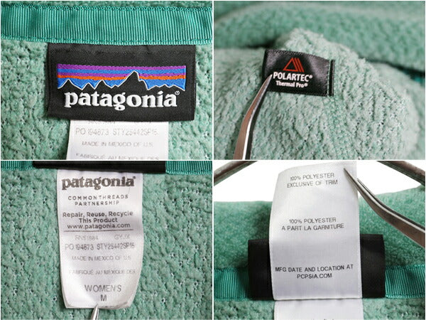 パタゴニア リツール スナップT プルオーバー ジャケット レディース M / 古着 15年製 Patagonia フリース アウトドア ブルゾン ハイネック