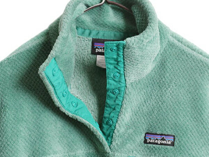 パタゴニア リツール スナップT プルオーバー ジャケット レディース M / 古着 15年製 Patagonia フリース アウトドア ブルゾン ハイネック