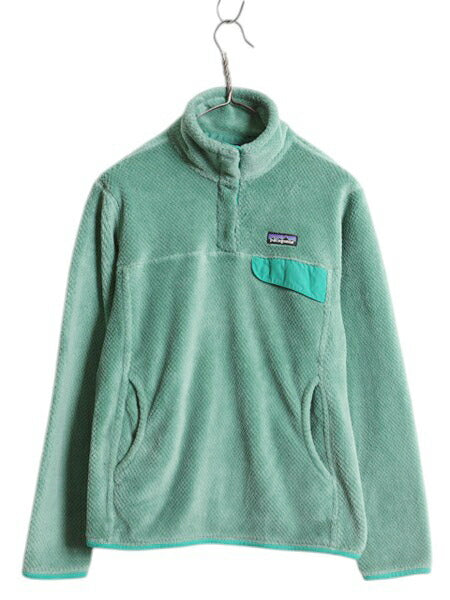 パタゴニア リツール スナップT プルオーバー ジャケット レディース M / 古着 15年製 Patagonia フリース アウトドア ブルゾン ハイネック