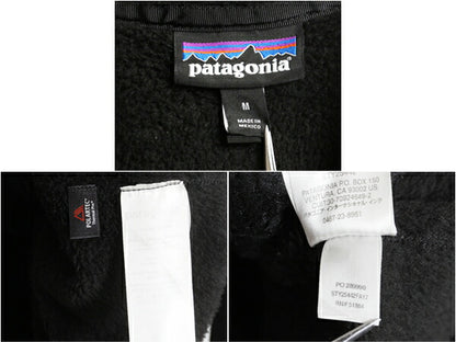 パタゴニア リツール スナップT プルオーバー ジャケット レディース M / 17年製 Patagonia フリース アウトドア ブルゾン ハイネック 黒