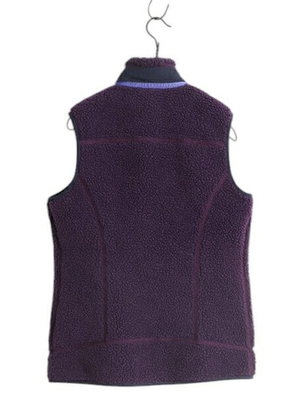 パタゴニア クラシック レトロX フリース ベスト レディース XS / 16年製 Patagonia パイル ボア 重ね着 アウトドア フルジップ ツートン