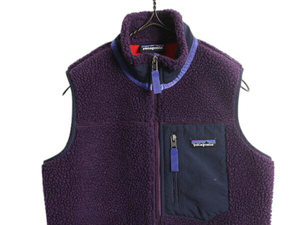 パタゴニア クラシック レトロX フリース ベスト レディース XS / 16年製 Patagonia パイル ボア 重ね着 アウトドア フルジップ ツートン