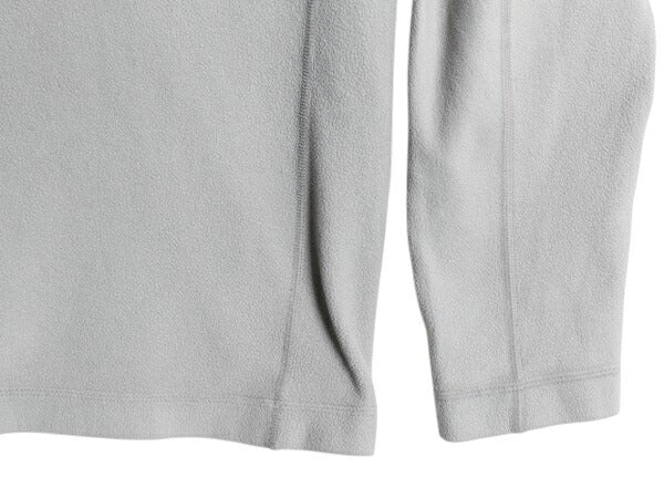 パタゴニア マイクロD ハーフジップ フリース プルオーバー メンズ L / ロンT 長袖 Tシャツ アウトドア ハイネック 薄手 カットソー グレー