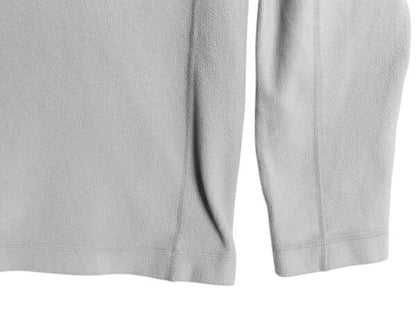 パタゴニア マイクロD ハーフジップ フリース プルオーバー メンズ L / ロンT 長袖 Tシャツ アウトドア ハイネック 薄手 カットソー グレー