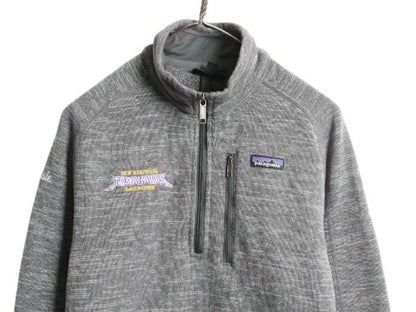 パタゴニア ベターセーター ハーフジップ メンズ M / 古着 18年製 Patagonia フリース セーター ジャケット プルオーバー カレッジ 刺繍 灰