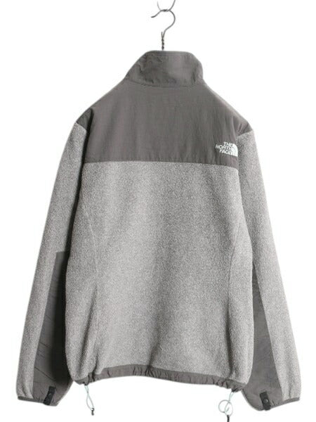 ノースフェイス デナリ ジャケット レディース M / 古着 The North Face DENALI フリース ナイロン フルジップ ブルゾン アウトドア グレー