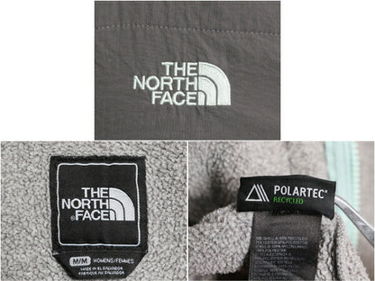 ノースフェイス デナリ ジャケット レディース M / 古着 The North Face DENALI フリース ナイロン フルジップ ブルゾン アウトドア グレー