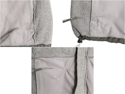 ノースフェイス デナリ ジャケット レディース M / 古着 The North Face DENALI フリース ナイロン フルジップ ブルゾン アウトドア グレー