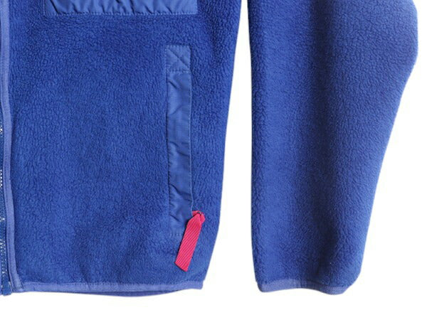 90s USA製 パタゴニア フルジップ フリース ジャケット レディース S 程/ 古着 99年製 オールド Patagonia アウトドア ジャンパー パチポケ