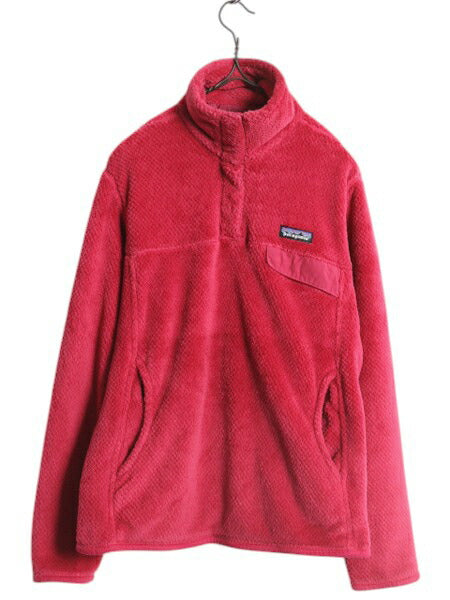 パタゴニア リツール スナップT プルオーバー ジャケット レディース M 古着 15年製 Patagonia フリース アウトドア ブルゾン ハイネック