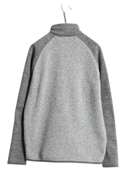 パタゴニア ベターセーター ハーフジップ メンズ M 17年製 Patagonia フリース セーター ジャケット プルオーバー アウトドア ツートン 灰