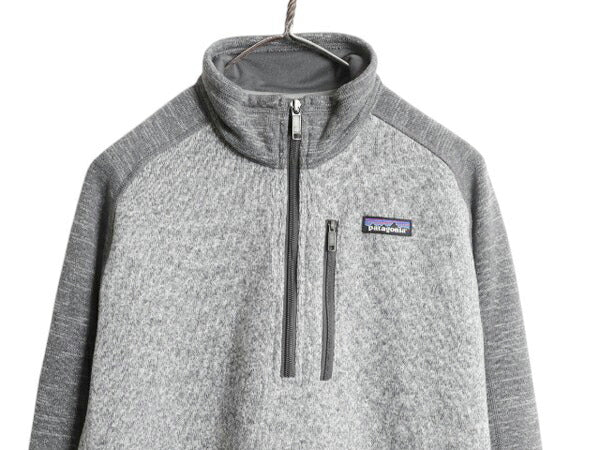 パタゴニア ベターセーター ハーフジップ メンズ M 17年製 Patagonia フリース セーター ジャケット プルオーバー アウトドア ツートン 灰