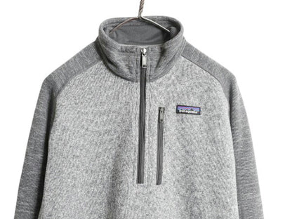 パタゴニア ベターセーター ハーフジップ メンズ M 17年製 Patagonia フリース セーター ジャケット プルオーバー アウトドア ツートン 灰