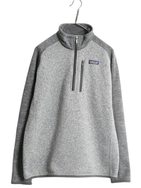 パタゴニア ベターセーター ハーフジップ メンズ M 17年製 Patagonia フリース セーター ジャケット プルオーバー アウトドア ツートン 灰