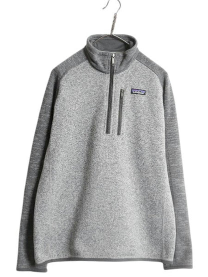 パタゴニア ベターセーター ハーフジップ メンズ M 17年製 Patagonia フリース セーター ジャケット プルオーバー アウトドア ツートン 灰