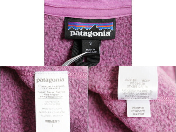 パタゴニア ベターセーター ハーフジップ レディース S / 16年製 Patagonia フリース セーター ジャケット プルオーバー ジャンパー 裏起毛