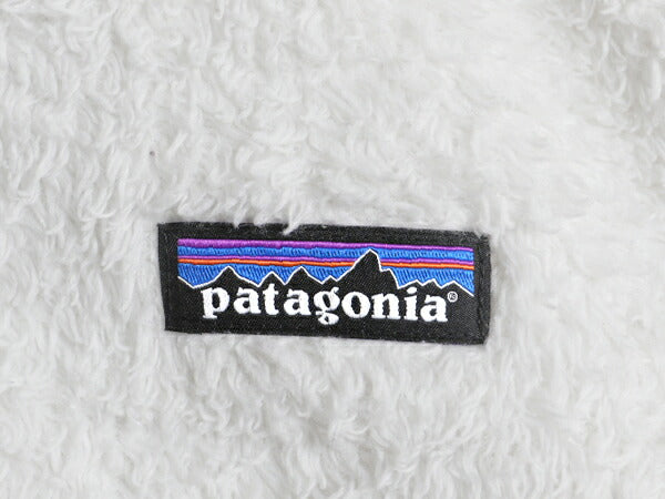 パタゴニア ロスガトス フリース ベスト レディース S / 18年製 Patagonia ハイ パイル ボア 重ね着 フルジップ アウトドア ハイネック 白