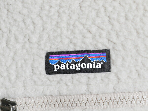 パタゴニア レトロ パイル ベスト レディース L  古着 21年製 Patagonia フリース ボア 重ね着 アウトドア フルジップ ツートン ナチュラル