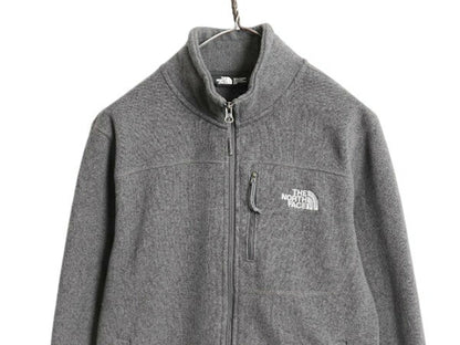 US企画 ノースフェイス ゴードン ライオンズ ジャケット メンズ S The North Face フリース セーター フルジップ アウトドア ジャンパー 灰
