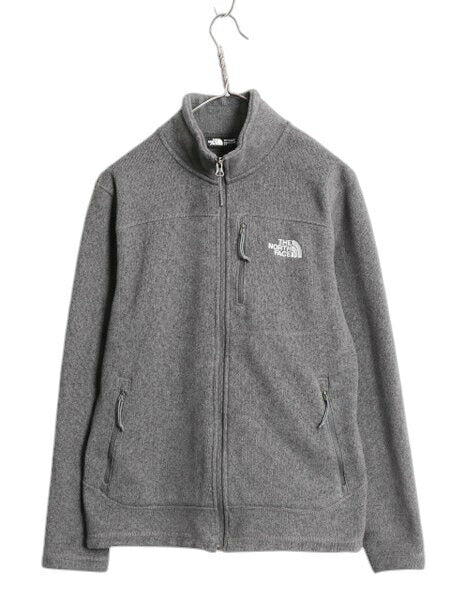 US企画 ノースフェイス ゴードン ライオンズ ジャケット メンズ S The North Face フリース セーター フルジップ アウトドア ジャンパー 灰