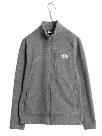 US企画 ノースフェイス ゴードン ライオンズ ジャケット メンズ S The North Face フリース セーター フルジップ アウトドア ジャンパー 灰