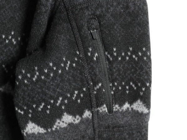 US企画 ノースフェイス ネイティブ 総柄 ゴードン ライオンズ ハーフジップ メンズ L 古着 The North Face フリース セーター ジャケット