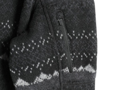US企画 ノースフェイス ネイティブ 総柄 ゴードン ライオンズ ハーフジップ メンズ L 古着 The North Face フリース セーター ジャケット