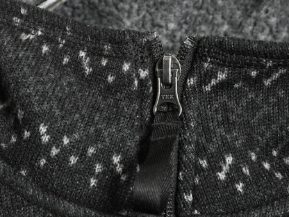 US企画 ノースフェイス ネイティブ 総柄 ゴードン ライオンズ ハーフジップ メンズ L 古着 The North Face フリース セーター ジャケット