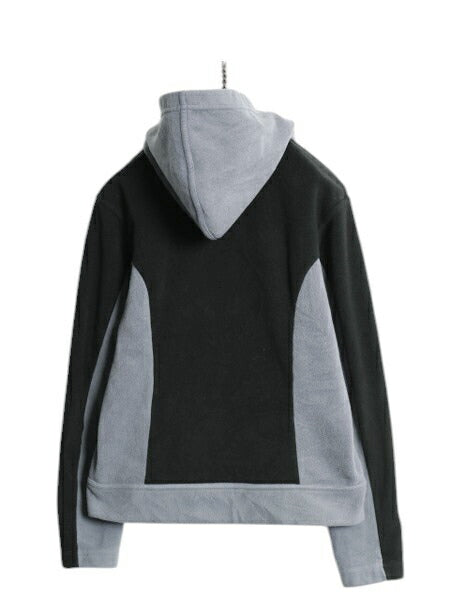 00s USA製 パタゴニア リズム フーディ レディース XS / 02年製 オールド Patagonia アウトドア フリース パーカー ジャケット フルジップ