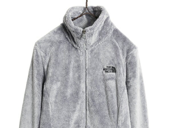 US企画 ノースフェイス フルジップ フリース ジャケット レディース XS The North Face ハイ パイル 毛足 ジャンパー ブルゾン アウトドア