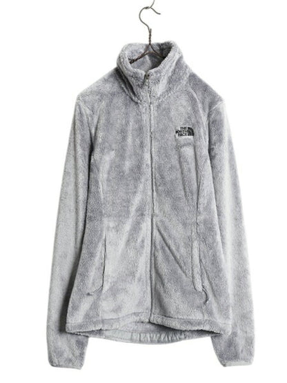 US企画 ノースフェイス フルジップ フリース ジャケット レディース XS The North Face ハイ パイル 毛足 ジャンパー ブルゾン アウトドア