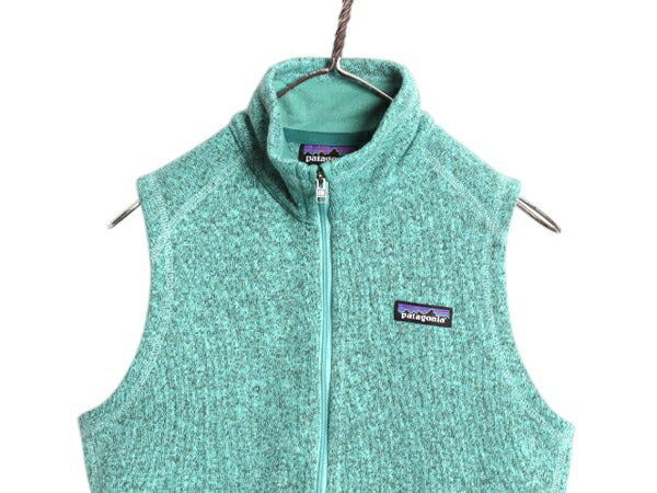 パタゴニア ベターセーター ベスト レディース XS / 15年製 Patagoniaフリース セーター 前開き フルジップ アウトドア ハイネック 重ね着