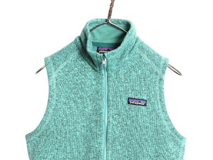 パタゴニア ベターセーター ベスト レディース XS / 15年製 Patagoniaフリース セーター 前開き フルジップ アウトドア ハイネック 重ね着