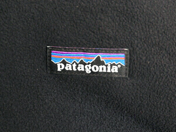 パタゴニア マイクロD ハーフジップ フリース プルオーバー レディース XS 17年製 Patagonia ロンT 長袖 Tシャツ ハイネック 薄手 黒 企業